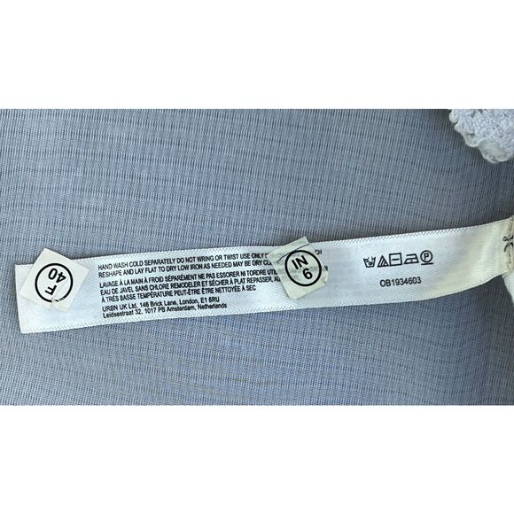 Free People Intimately 70s Style Crochet Bodysuit White Size S $128 - Picture 10 of 11